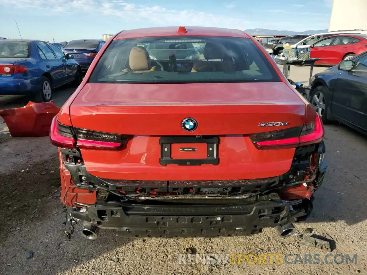 6 fotografías del automóvil dañado 3MW39FF01R8E69305 BMW 3 SERIES 2024