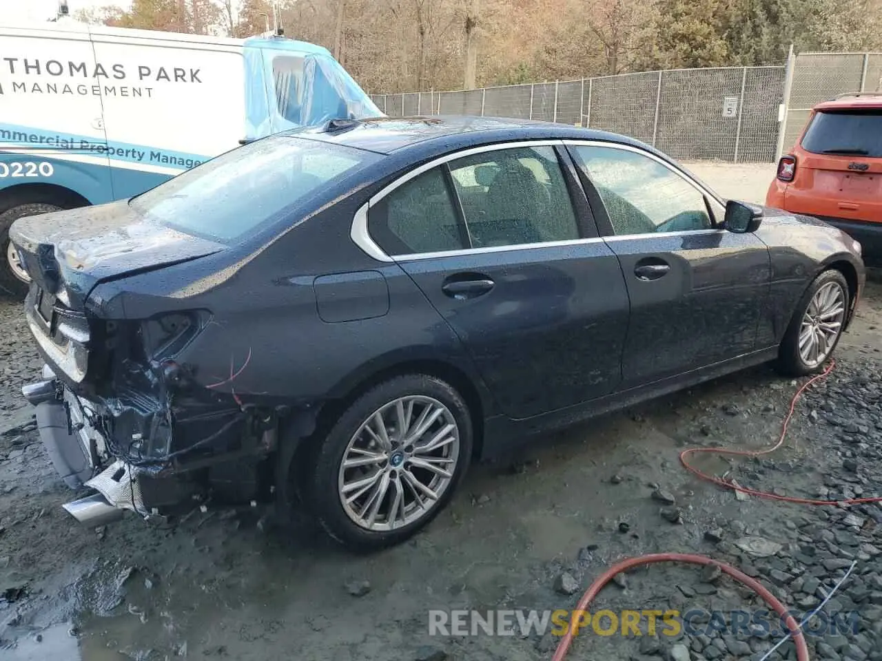 3 fotografías del automóvil dañado 3MW39FS08R8E41913 BMW 3 SERIES 2024