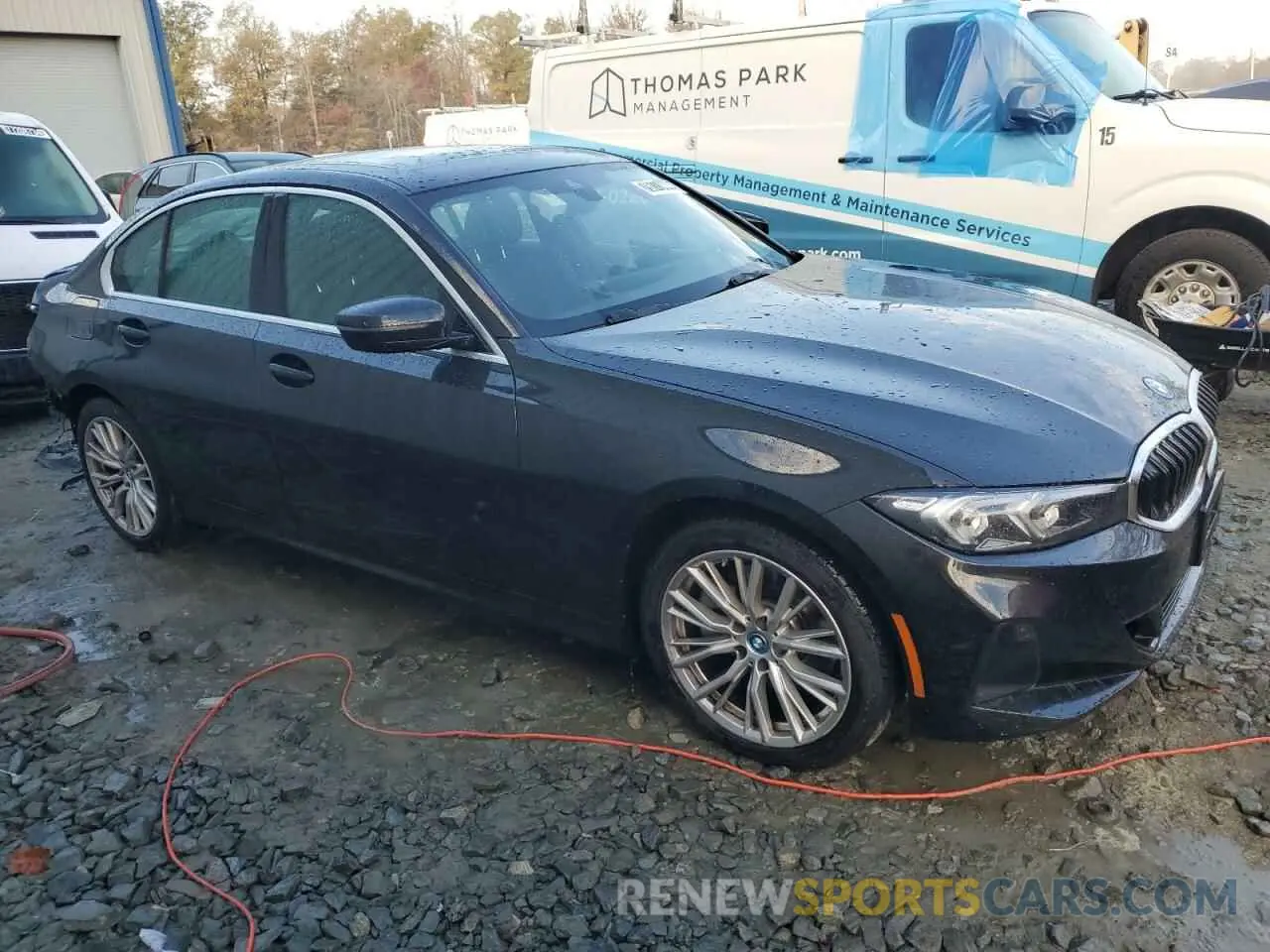 4 fotografías del automóvil dañado 3MW39FS08R8E41913 BMW 3 SERIES 2024