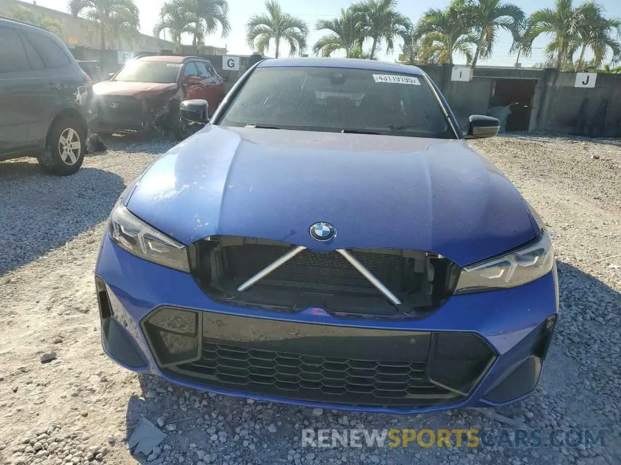 5 fotografías del automóvil dañado 3MW69FF00R8E04734 BMW 3 SERIES 2024