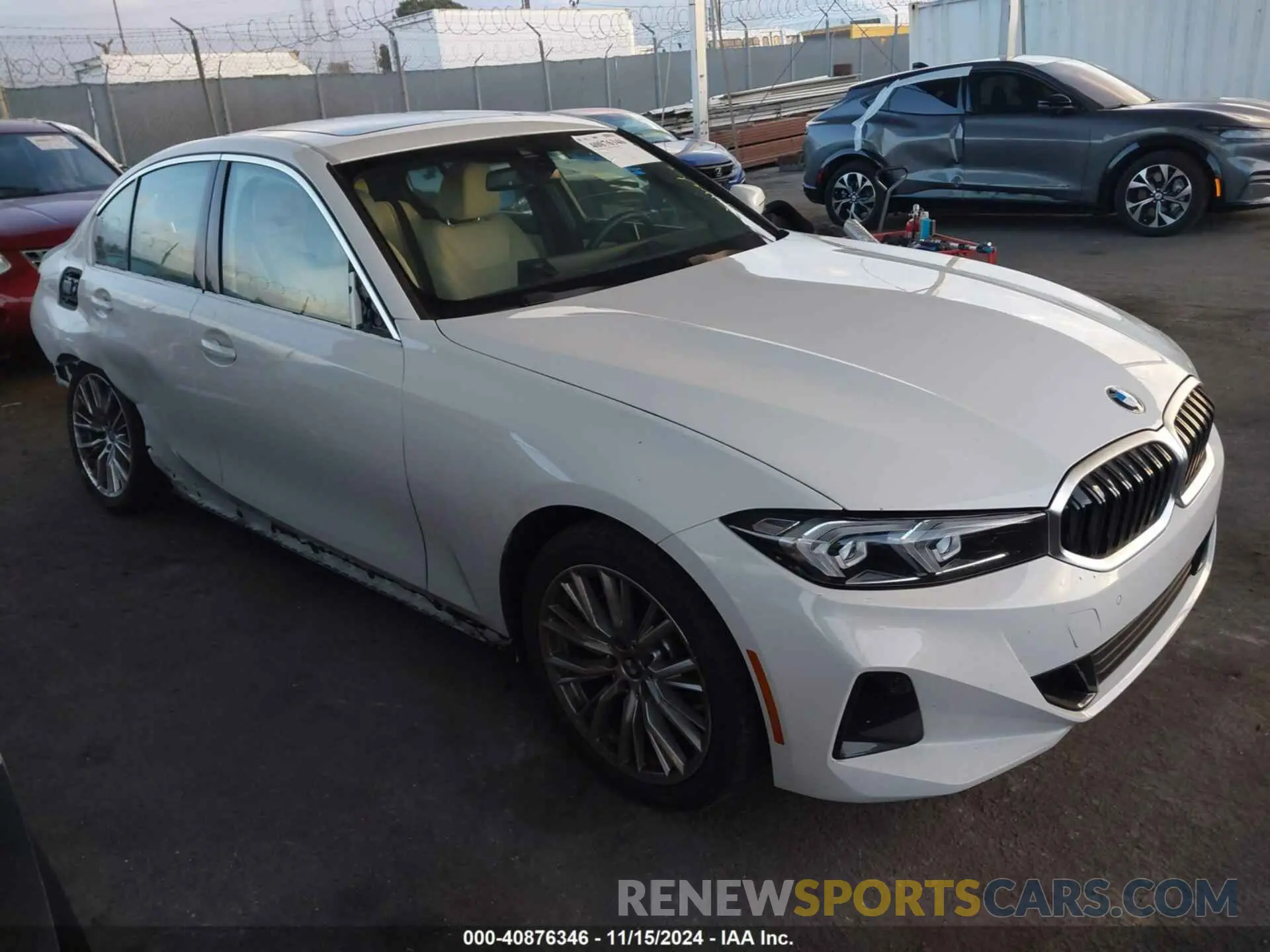 1 fotografías del automóvil dañado 3MW69FF02R8E04394 BMW 3 SERIES 2024