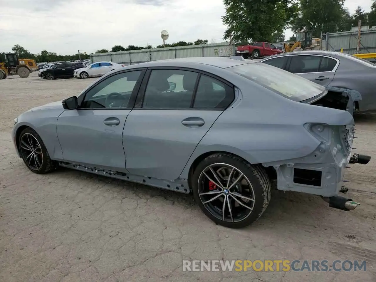 2 fotografías del automóvil dañado 3MW69FF02R8E09479 BMW 3 SERIES 2024