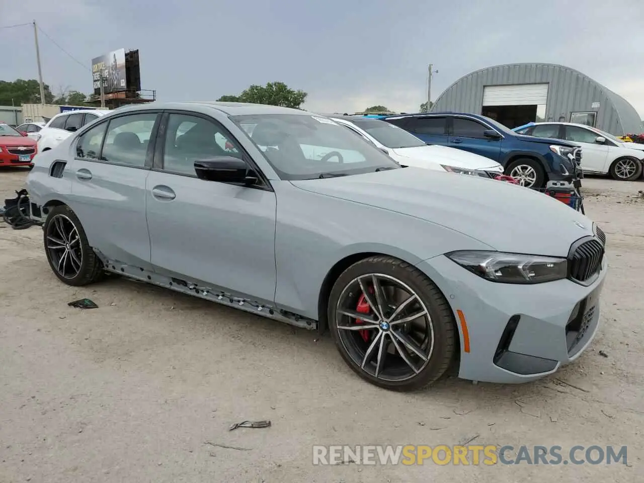 4 fotografías del automóvil dañado 3MW69FF02R8E09479 BMW 3 SERIES 2024