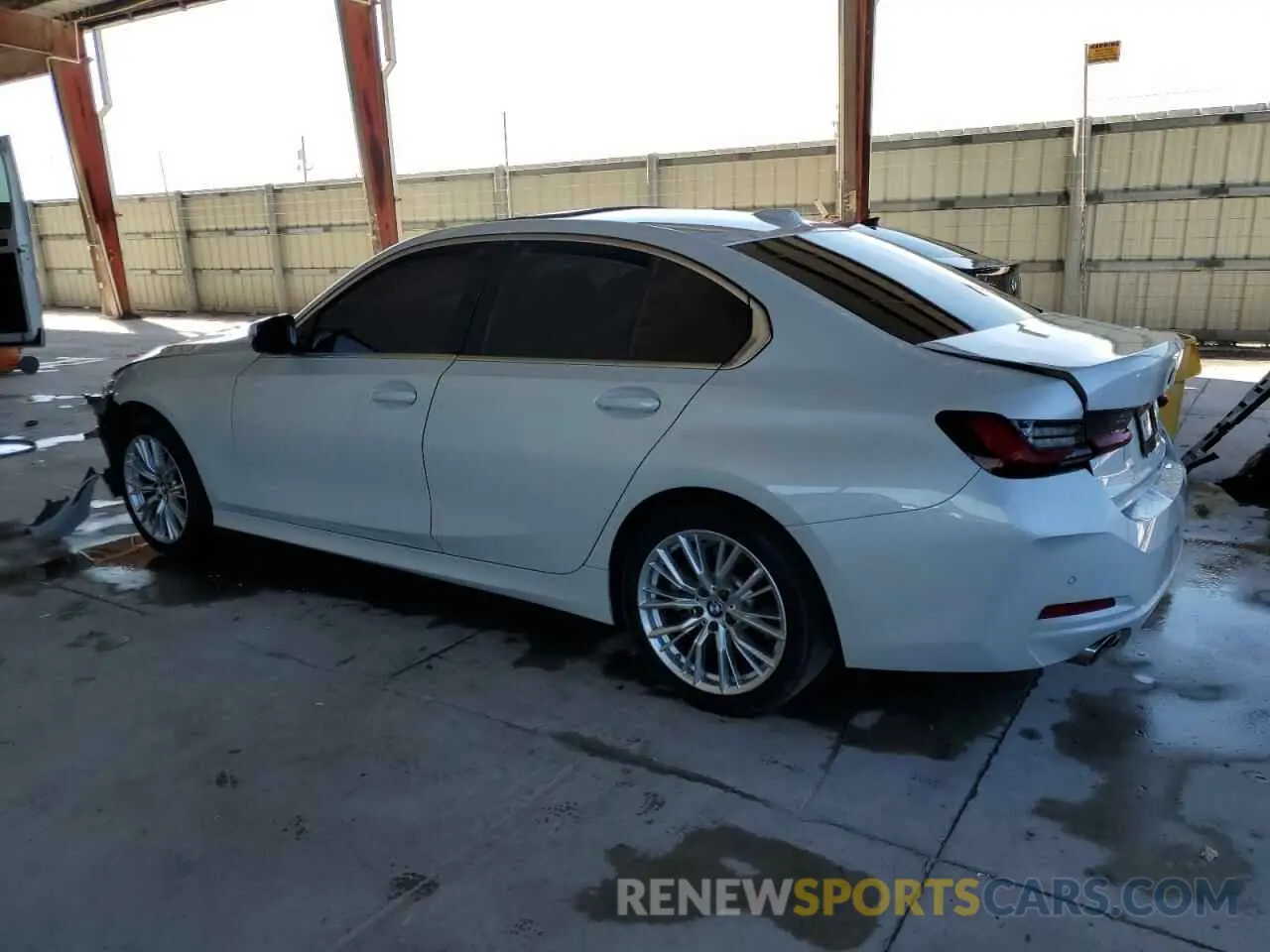 2 fotografías del automóvil dañado 3MW69FF02R8E64028 BMW 3 SERIES 2024