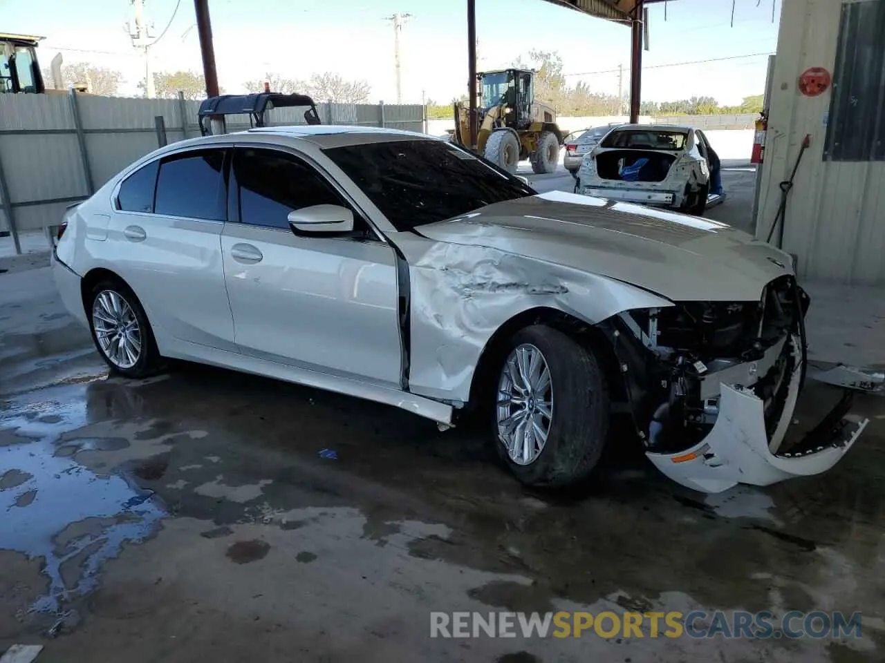 4 fotografías del automóvil dañado 3MW69FF02R8E64028 BMW 3 SERIES 2024