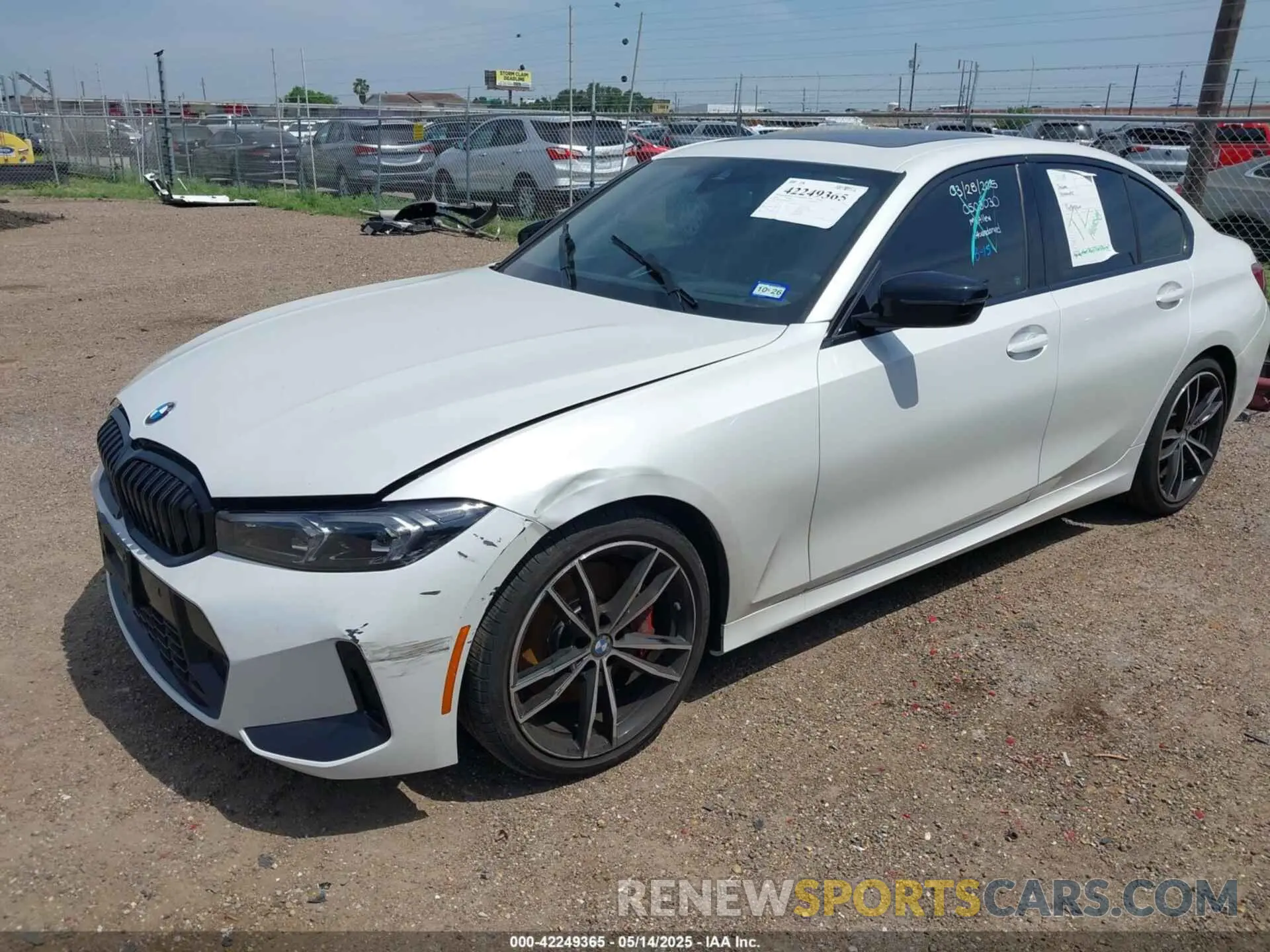 2 fotografías del automóvil dañado 3MW69FF02R8E77667 BMW 3 SERIES 2024
