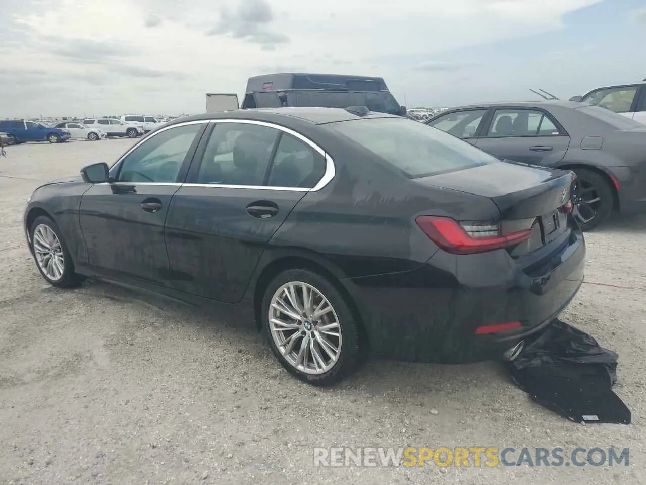 2 fotografías del automóvil dañado 3MW69FF03R8E48338 BMW 3 SERIES 2024