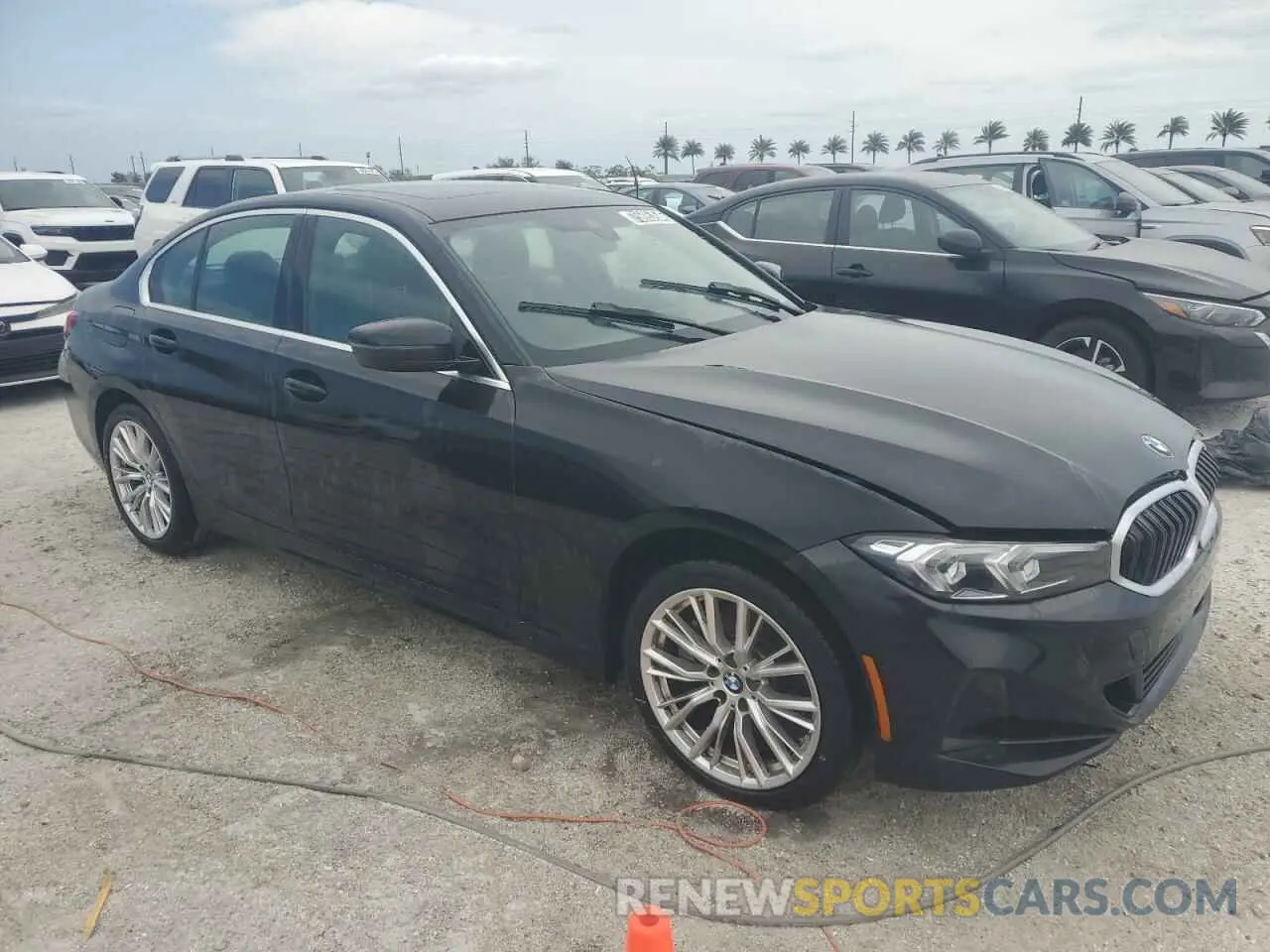4 fotografías del automóvil dañado 3MW69FF03R8E48338 BMW 3 SERIES 2024