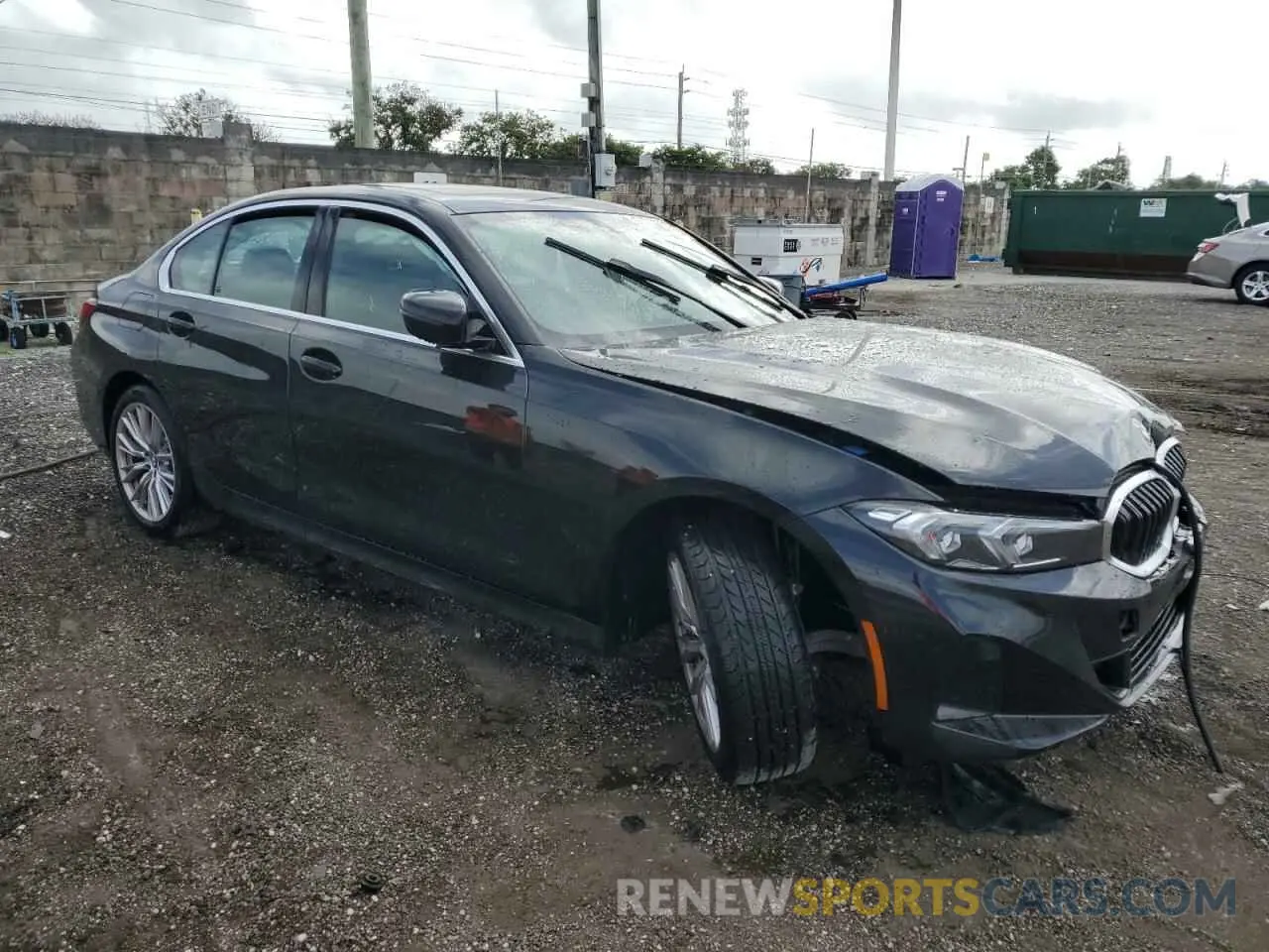 4 fotografías del automóvil dañado 3MW69FF03R8E88242 BMW 3 SERIES 2024