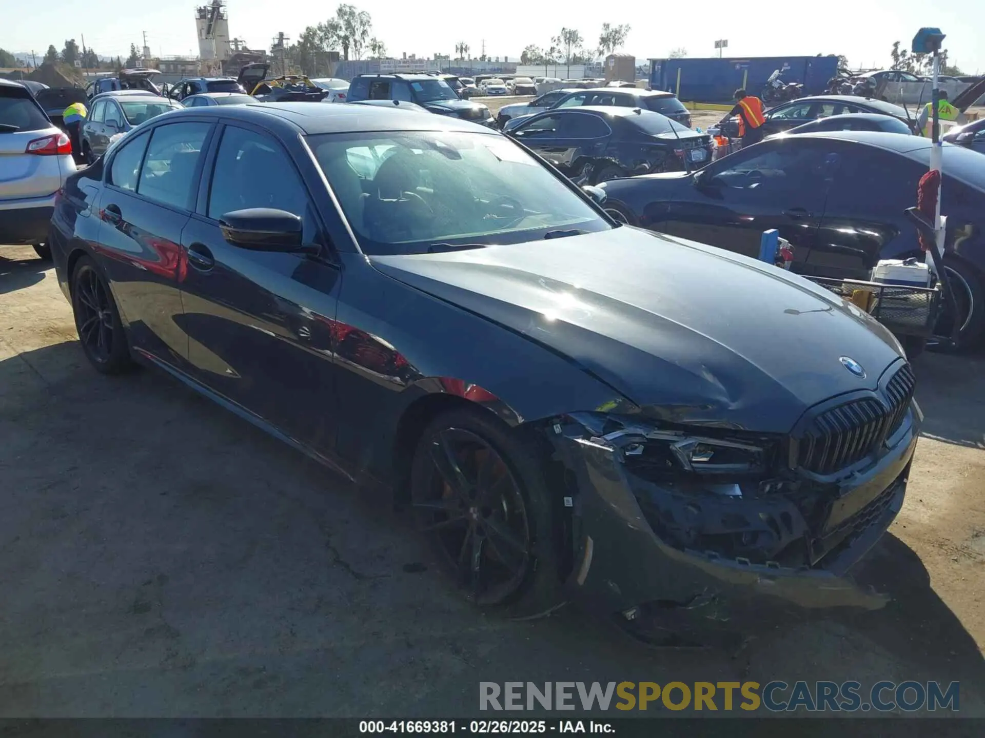 1 fotografías del automóvil dañado 3MW69FF04R8E27076 BMW 3 SERIES 2024