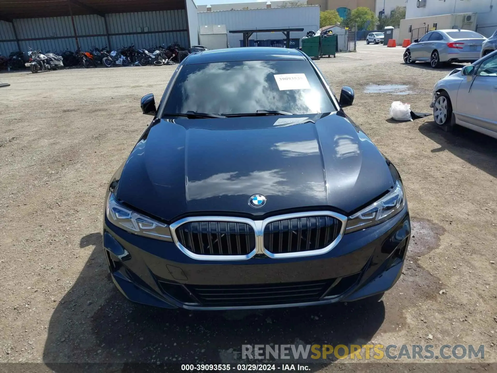 12 fotografías del automóvil dañado 3MW69FF05R8E09797 BMW 3 SERIES 2024