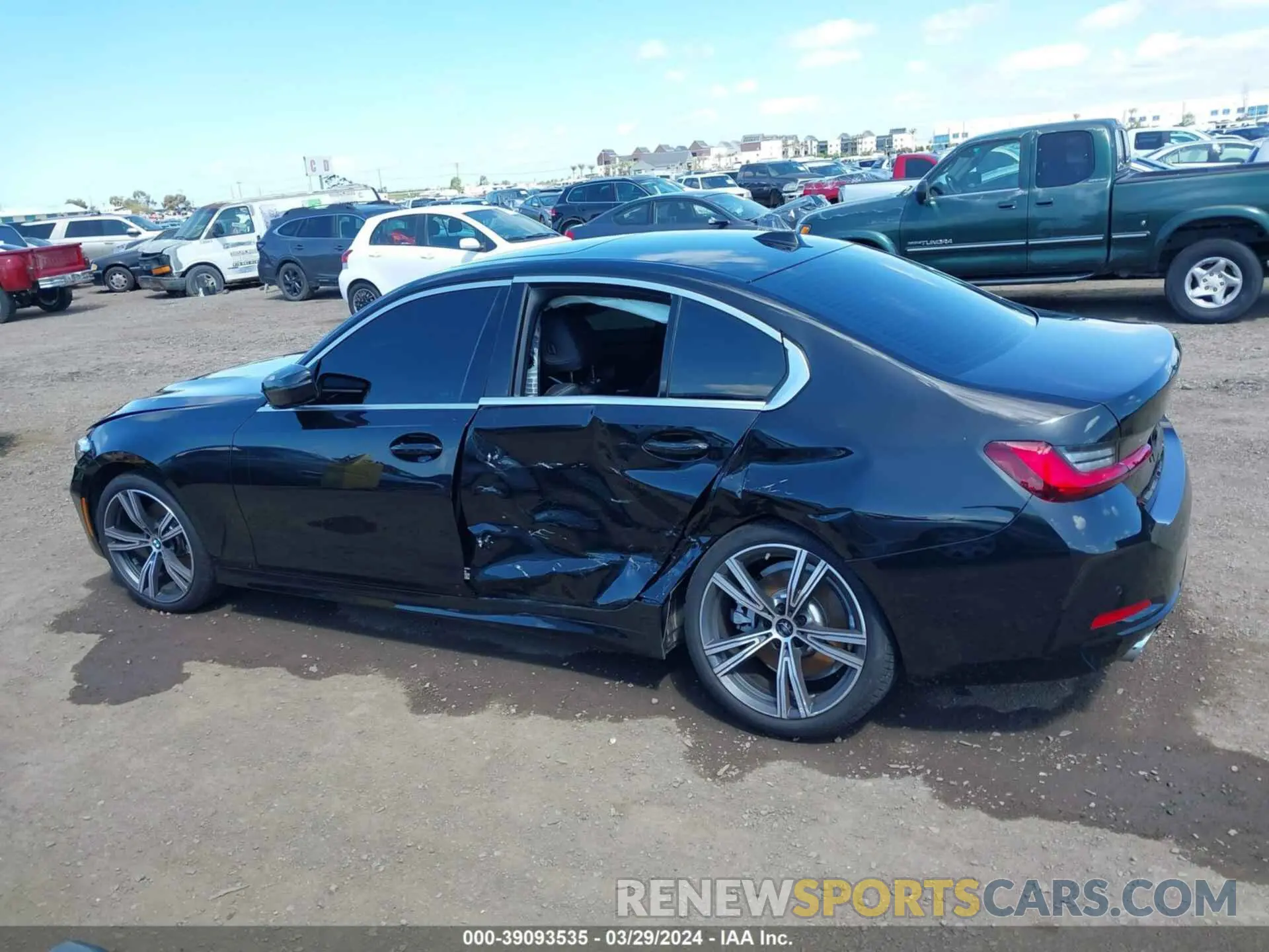 14 fotografías del automóvil dañado 3MW69FF05R8E09797 BMW 3 SERIES 2024