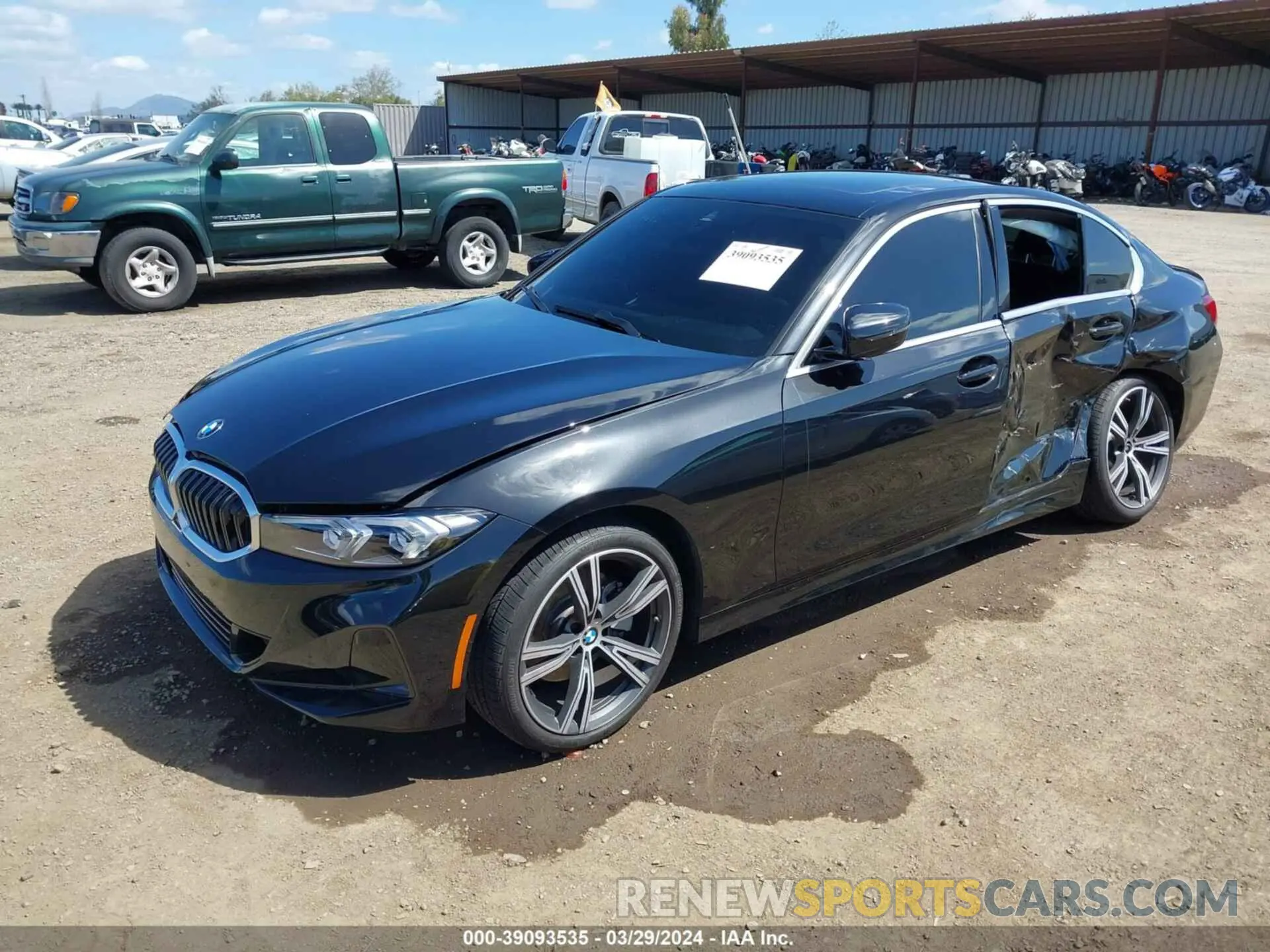 2 fotografías del automóvil dañado 3MW69FF05R8E09797 BMW 3 SERIES 2024