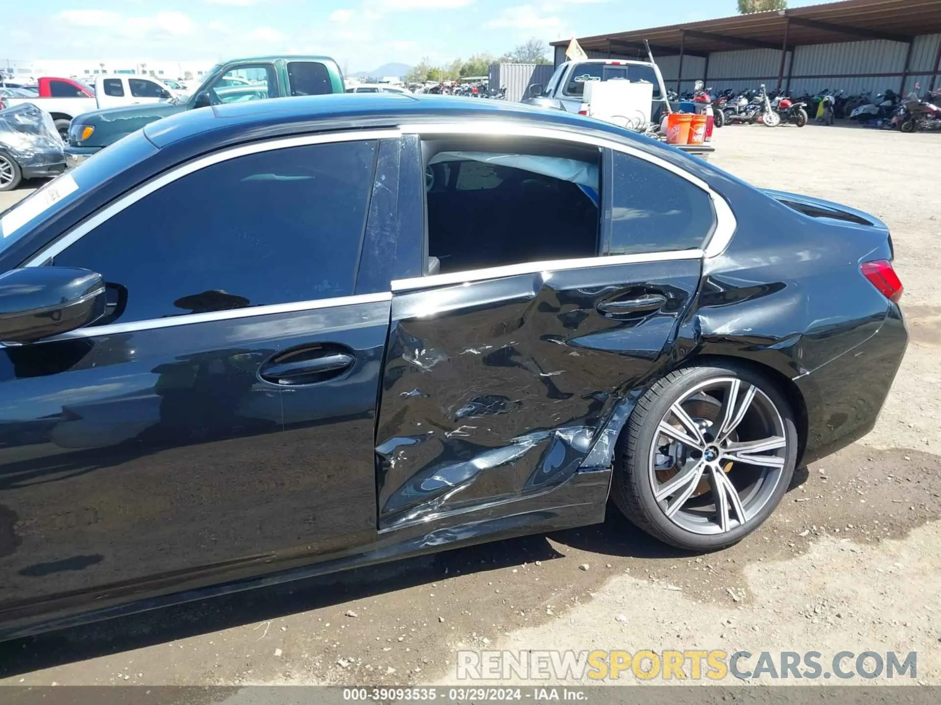 6 fotografías del automóvil dañado 3MW69FF05R8E09797 BMW 3 SERIES 2024