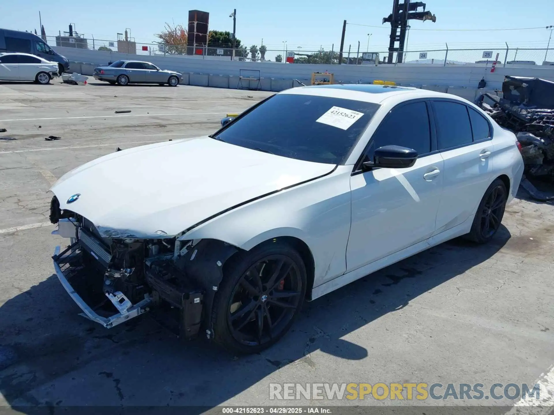 2 fotografías del automóvil dañado 3MW69FF06R8D79936 BMW 3 SERIES 2024