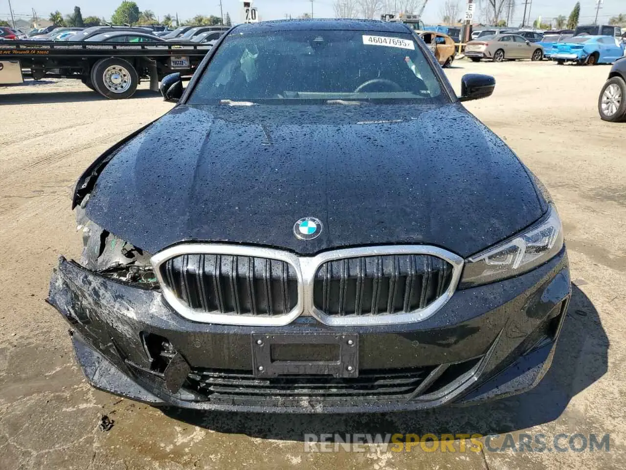 5 fotografías del automóvil dañado 3MW69FF06R8E43540 BMW 3 SERIES 2024