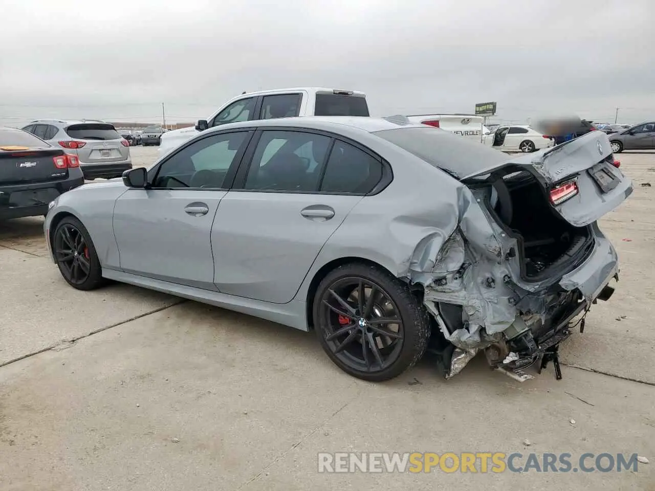 2 fotografías del automóvil dañado 3MW69FF06R8E60452 BMW 3 SERIES 2024