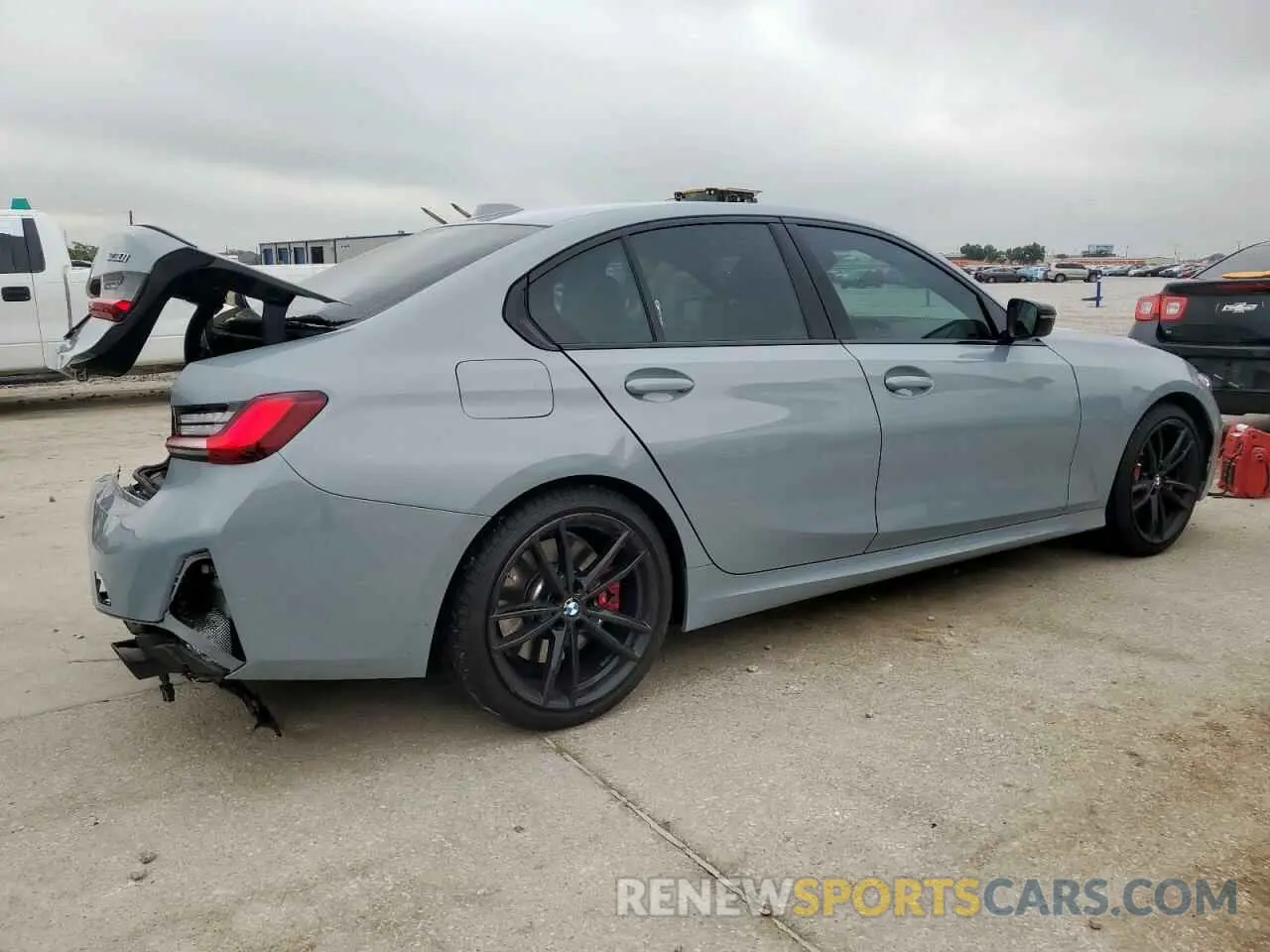 3 fotografías del automóvil dañado 3MW69FF06R8E60452 BMW 3 SERIES 2024