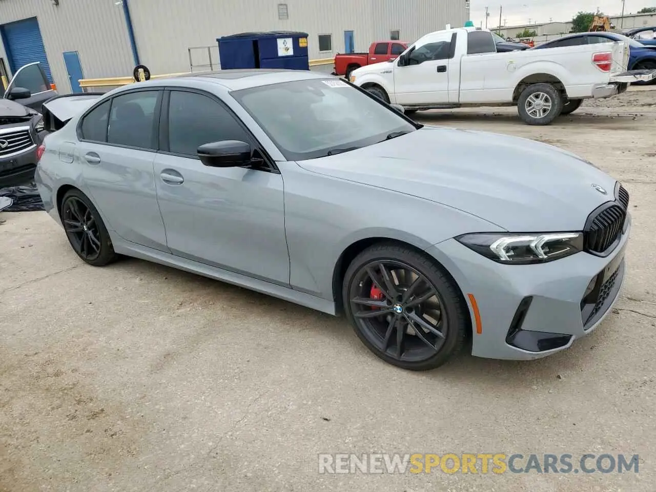 4 fotografías del automóvil dañado 3MW69FF06R8E60452 BMW 3 SERIES 2024