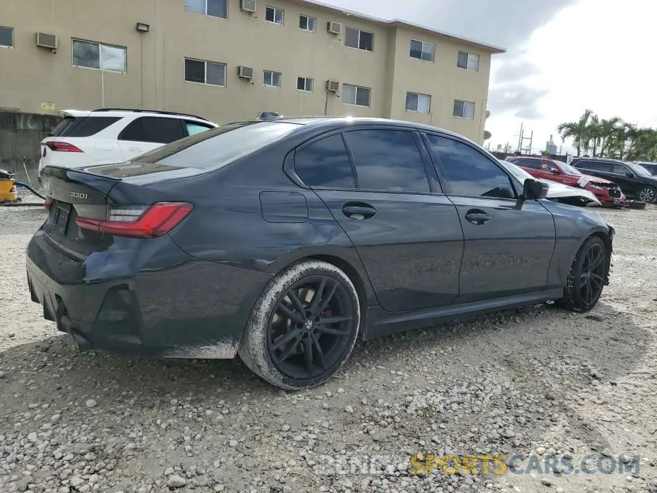 3 fotografías del automóvil dañado 3MW69FF07R8E26178 BMW 3 SERIES 2024