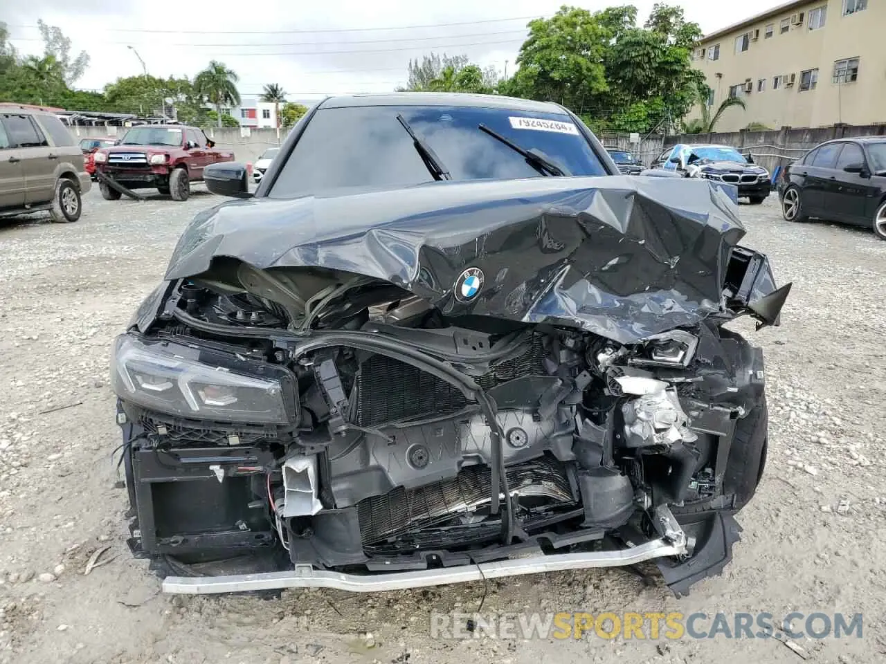 5 fotografías del automóvil dañado 3MW69FF07R8E26178 BMW 3 SERIES 2024