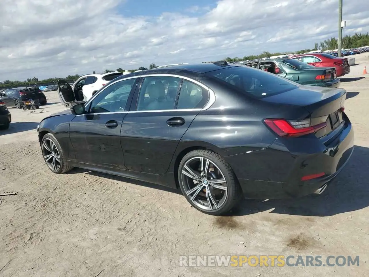 2 fotografías del automóvil dañado 3MW69FF08R8D82191 BMW 3 SERIES 2024