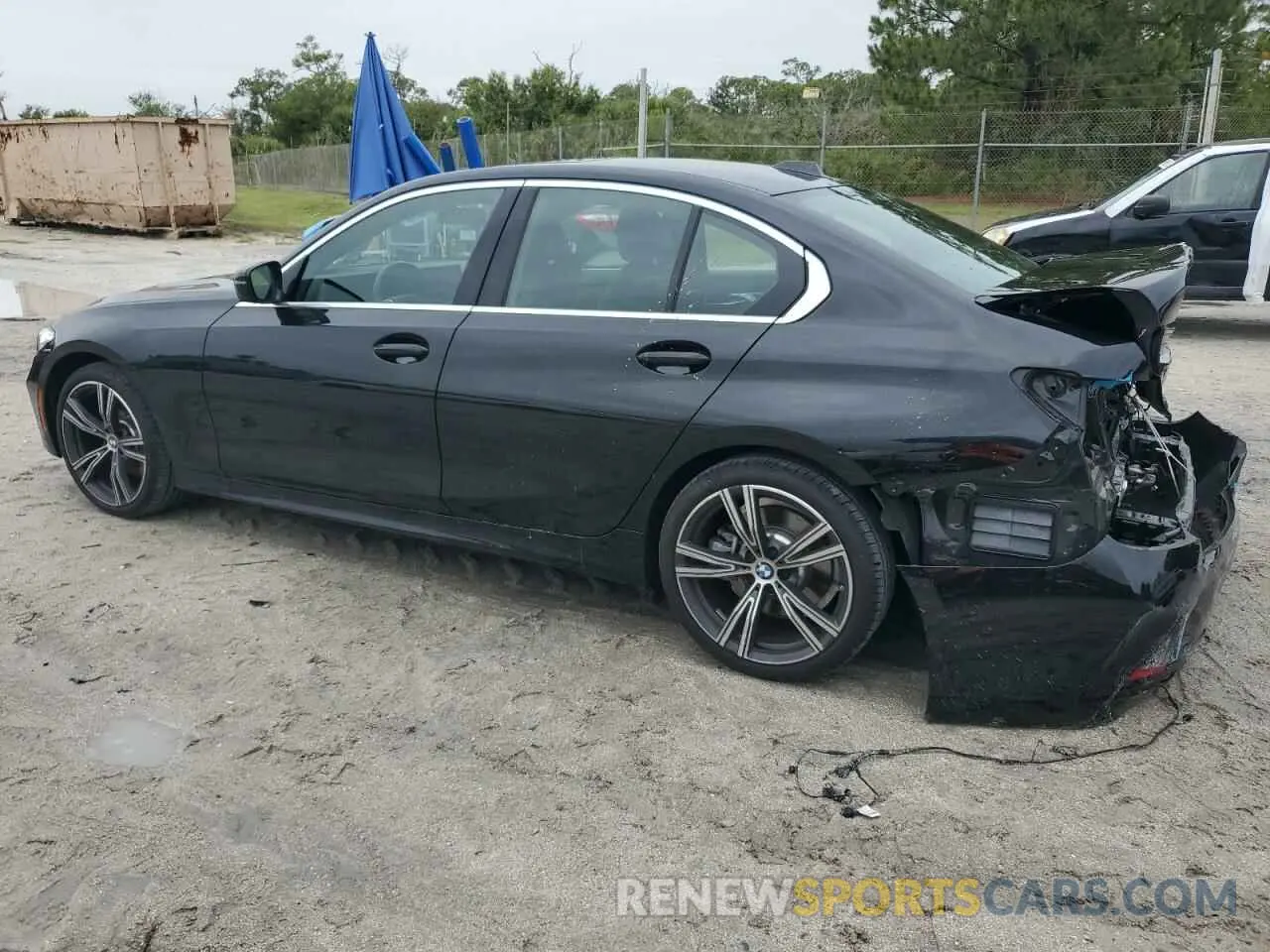 2 fotografías del automóvil dañado 3MW69FF08R8E46620 BMW 3 SERIES 2024