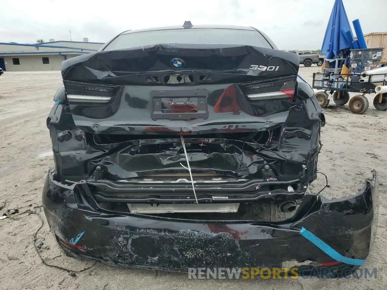 6 fotografías del automóvil dañado 3MW69FF08R8E46620 BMW 3 SERIES 2024