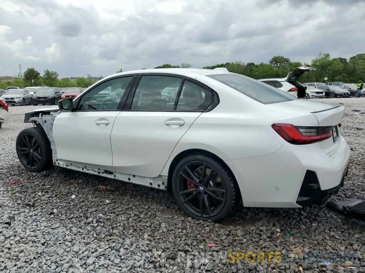 2 fotografías del automóvil dañado 3MW69FF0XR8E33402 BMW 3 SERIES 2024