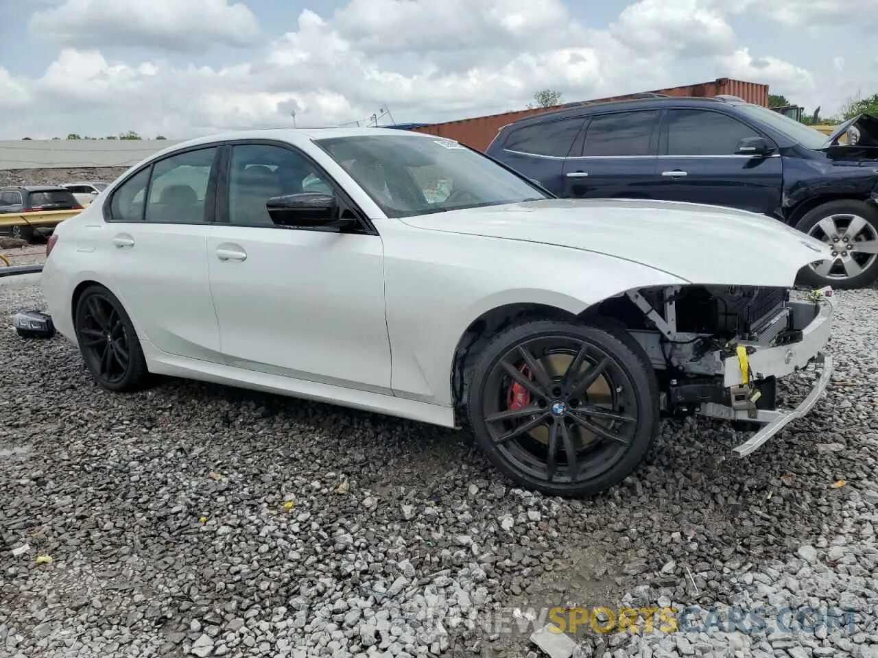 4 fotografías del automóvil dañado 3MW69FF0XR8E33402 BMW 3 SERIES 2024