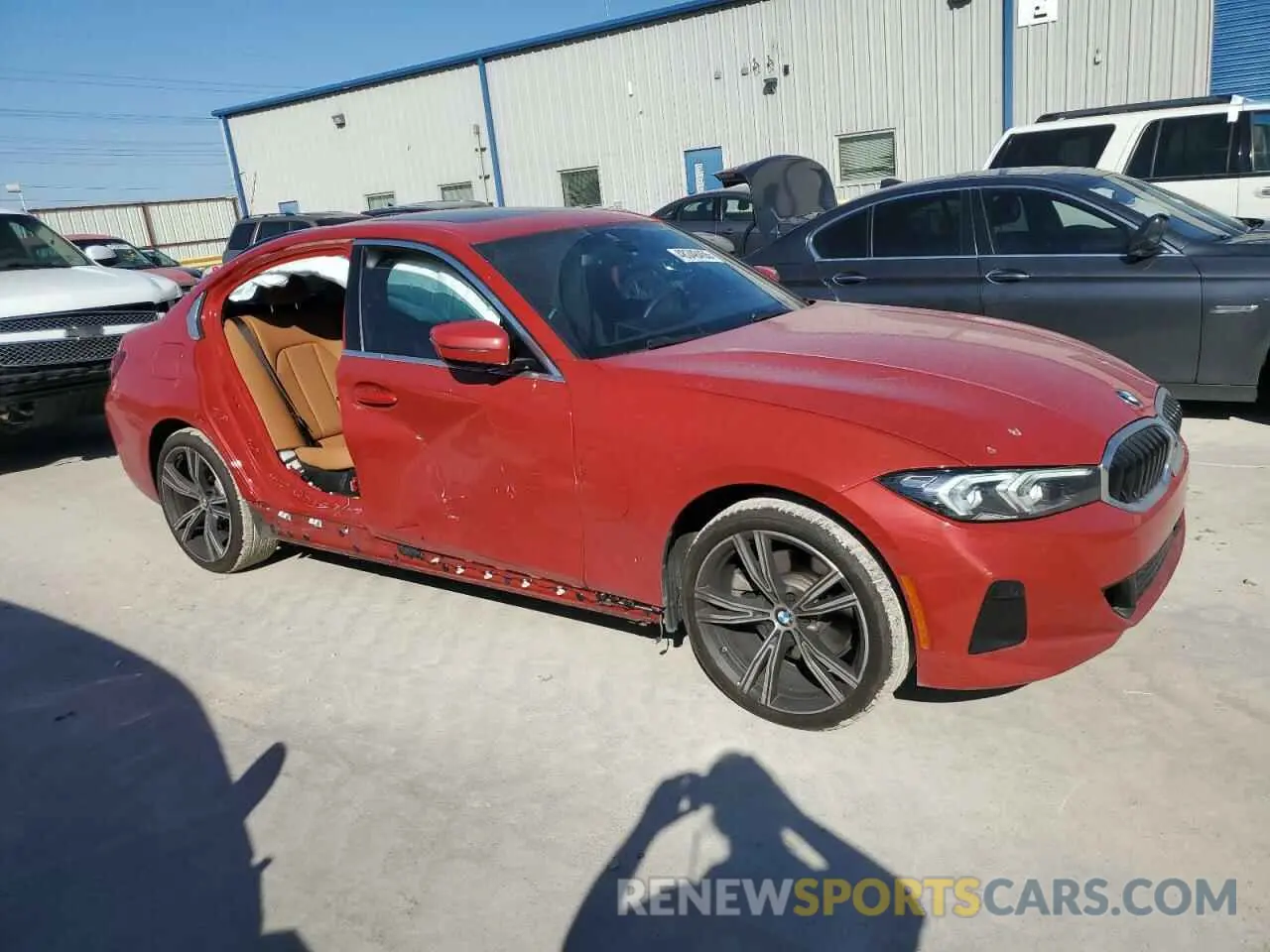 4 fotografías del automóvil dañado 3MW89FF00R8E40500 BMW 3 SERIES 2024