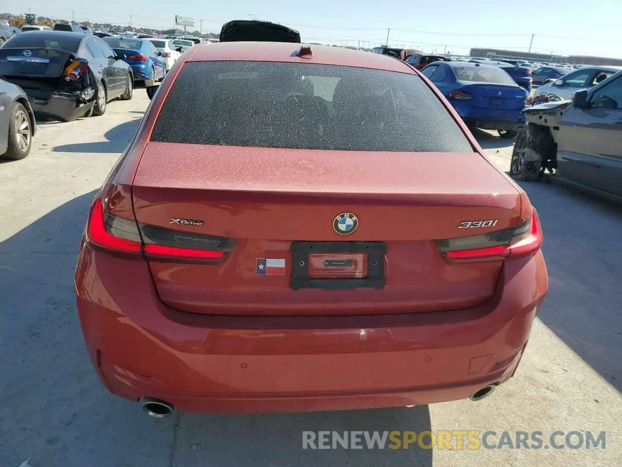 6 fotografías del automóvil dañado 3MW89FF00R8E40500 BMW 3 SERIES 2024
