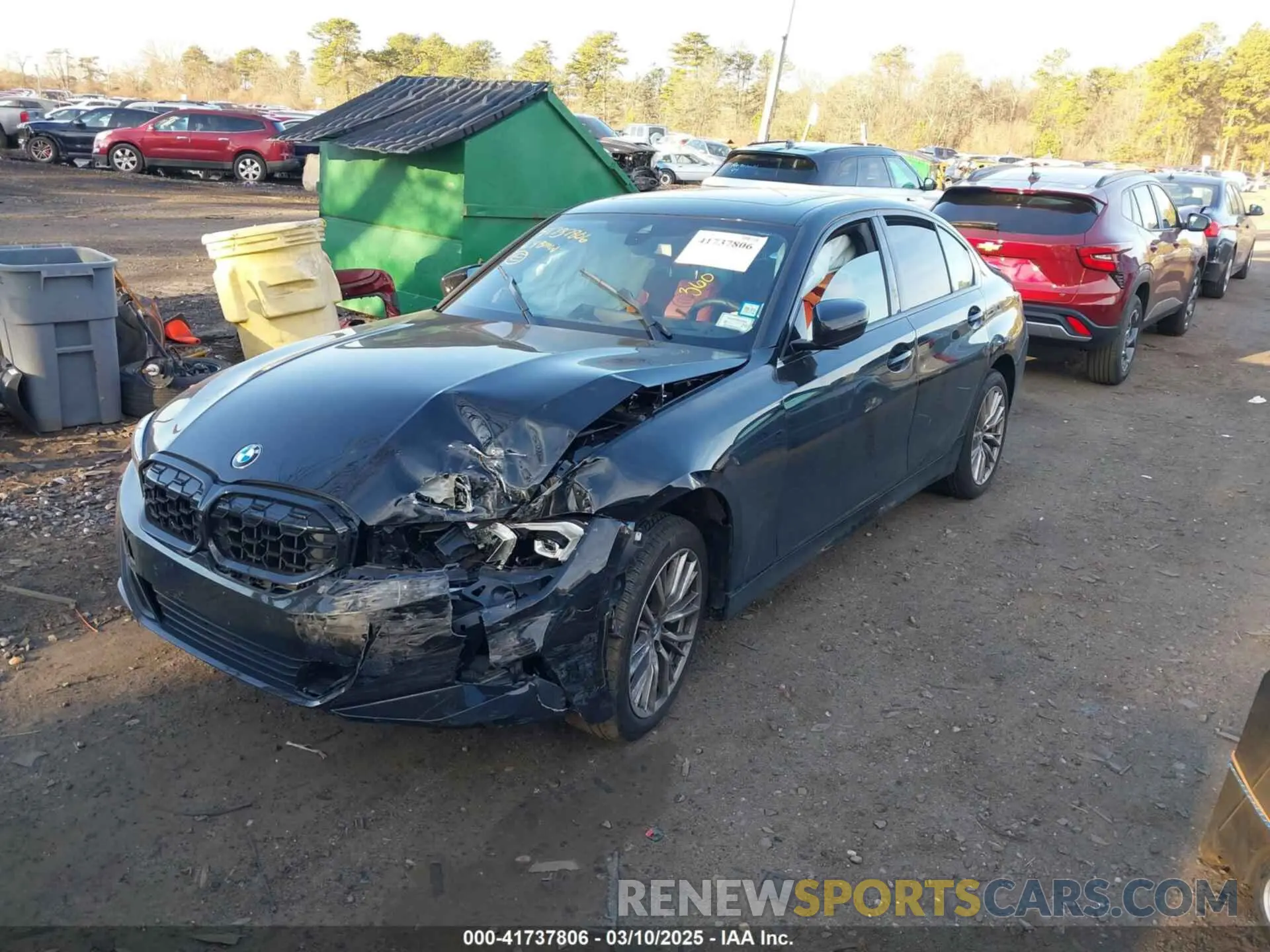2 fotografías del automóvil dañado 3MW89FF03R8E61986 BMW 3 SERIES 2024
