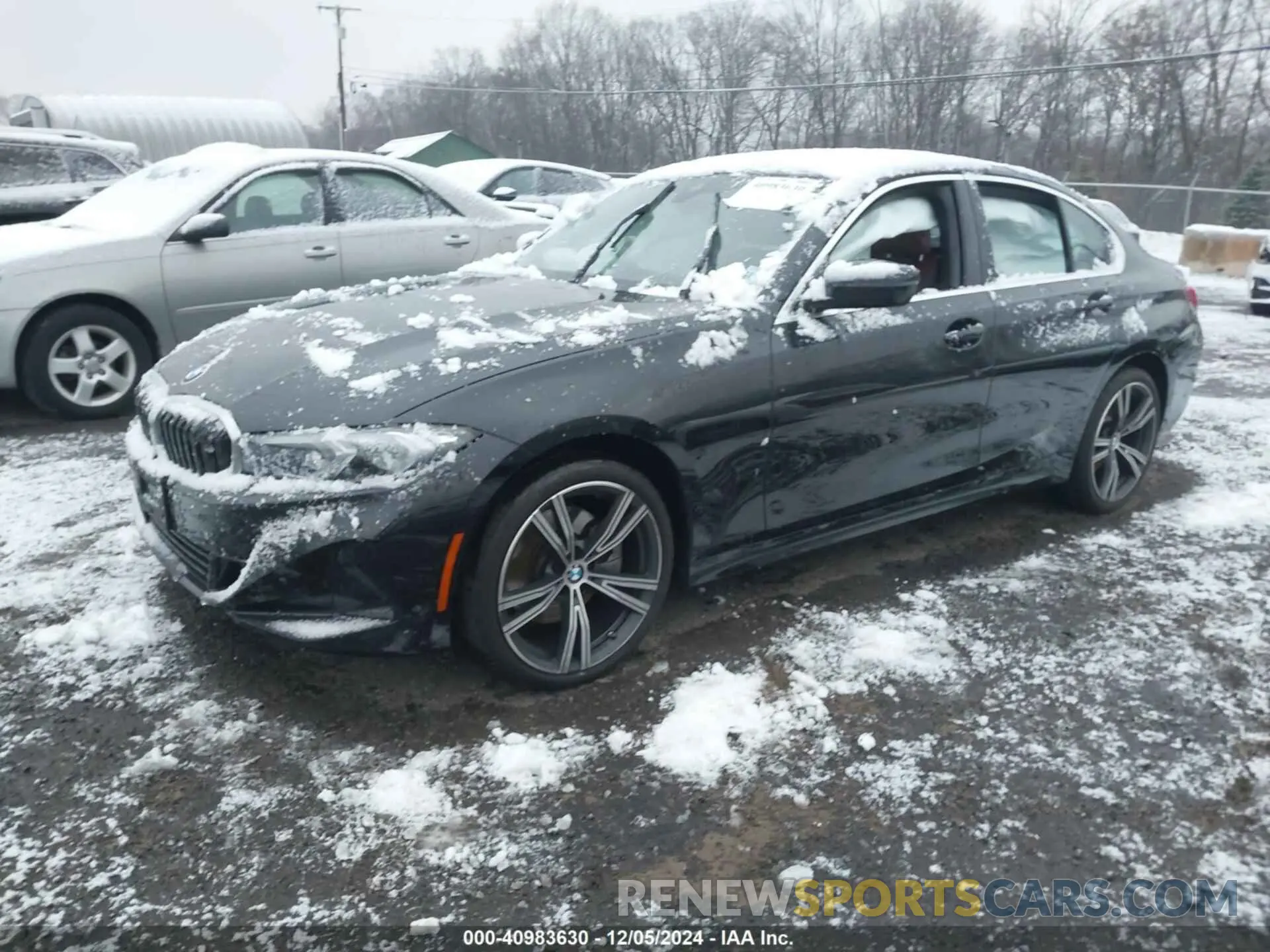 2 fotografías del automóvil dañado 3MW89FF04R8E03630 BMW 3 SERIES 2024