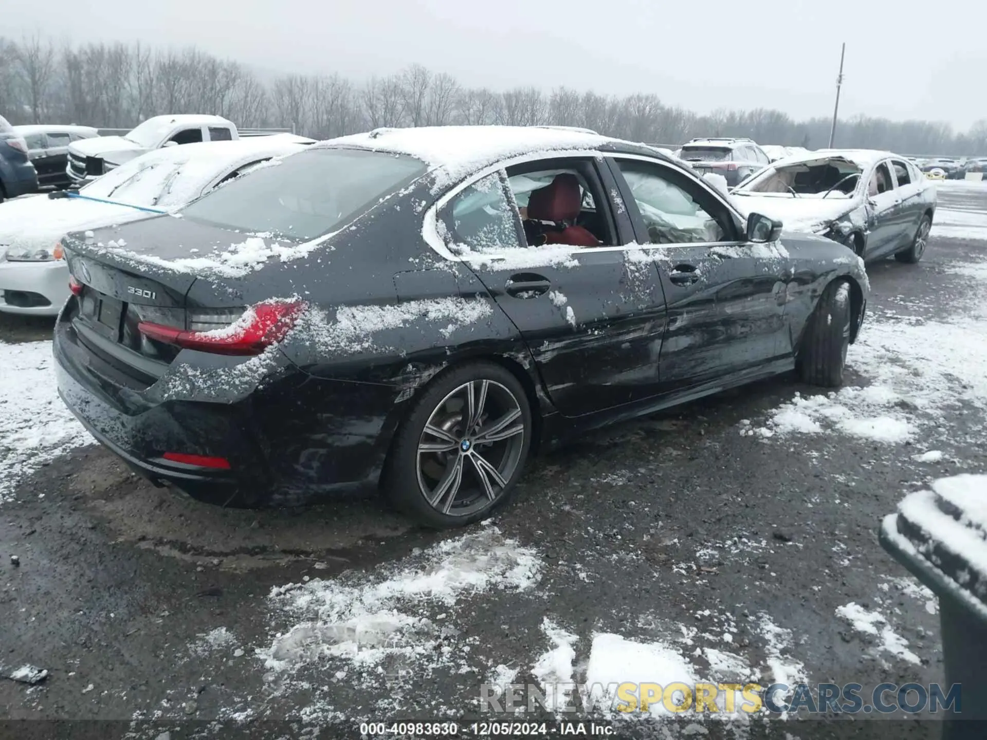 4 fotografías del automóvil dañado 3MW89FF04R8E03630 BMW 3 SERIES 2024