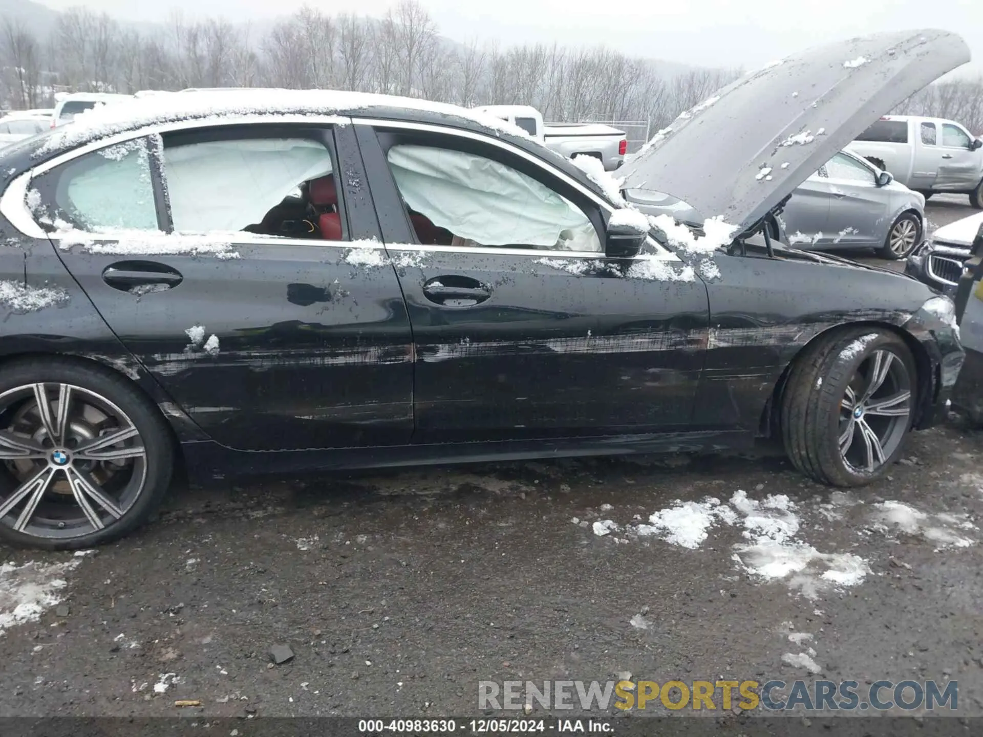 6 fotografías del automóvil dañado 3MW89FF04R8E03630 BMW 3 SERIES 2024