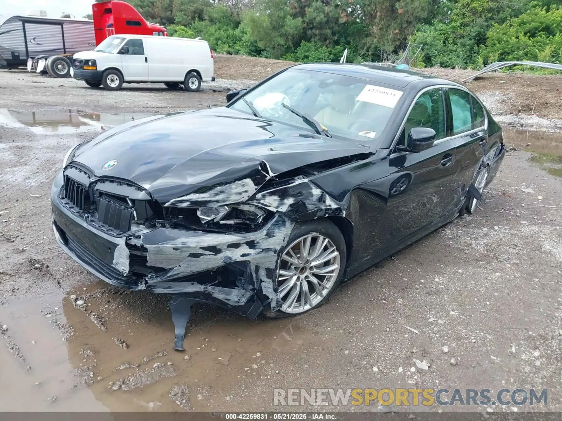 2 fotografías del automóvil dañado 3MW89FF04R8E72821 BMW 3 SERIES 2024