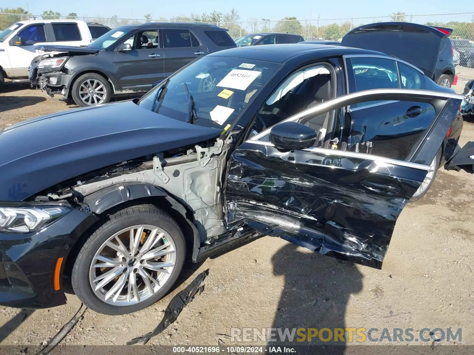 6 fotografías del automóvil dañado 3MW89FF06R8D89231 BMW 3 SERIES 2024