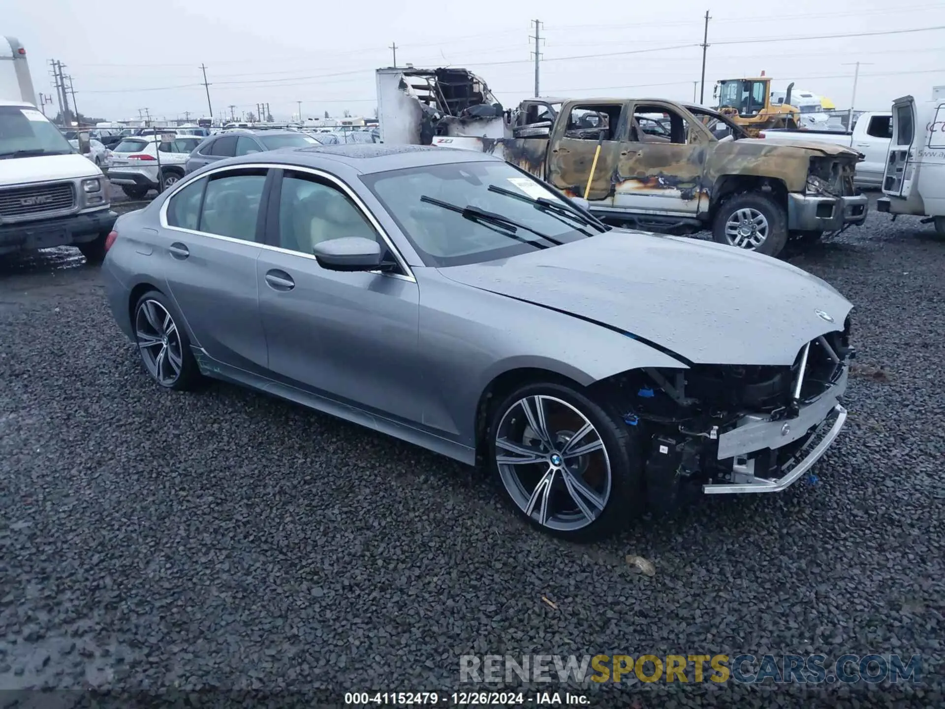 1 fotografías del automóvil dañado 3MW89FF06R8E76045 BMW 3 SERIES 2024