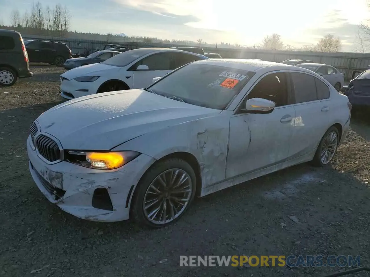 1 fotografías del automóvil dañado 3MW89FF07R8D83454 BMW 3 SERIES 2024