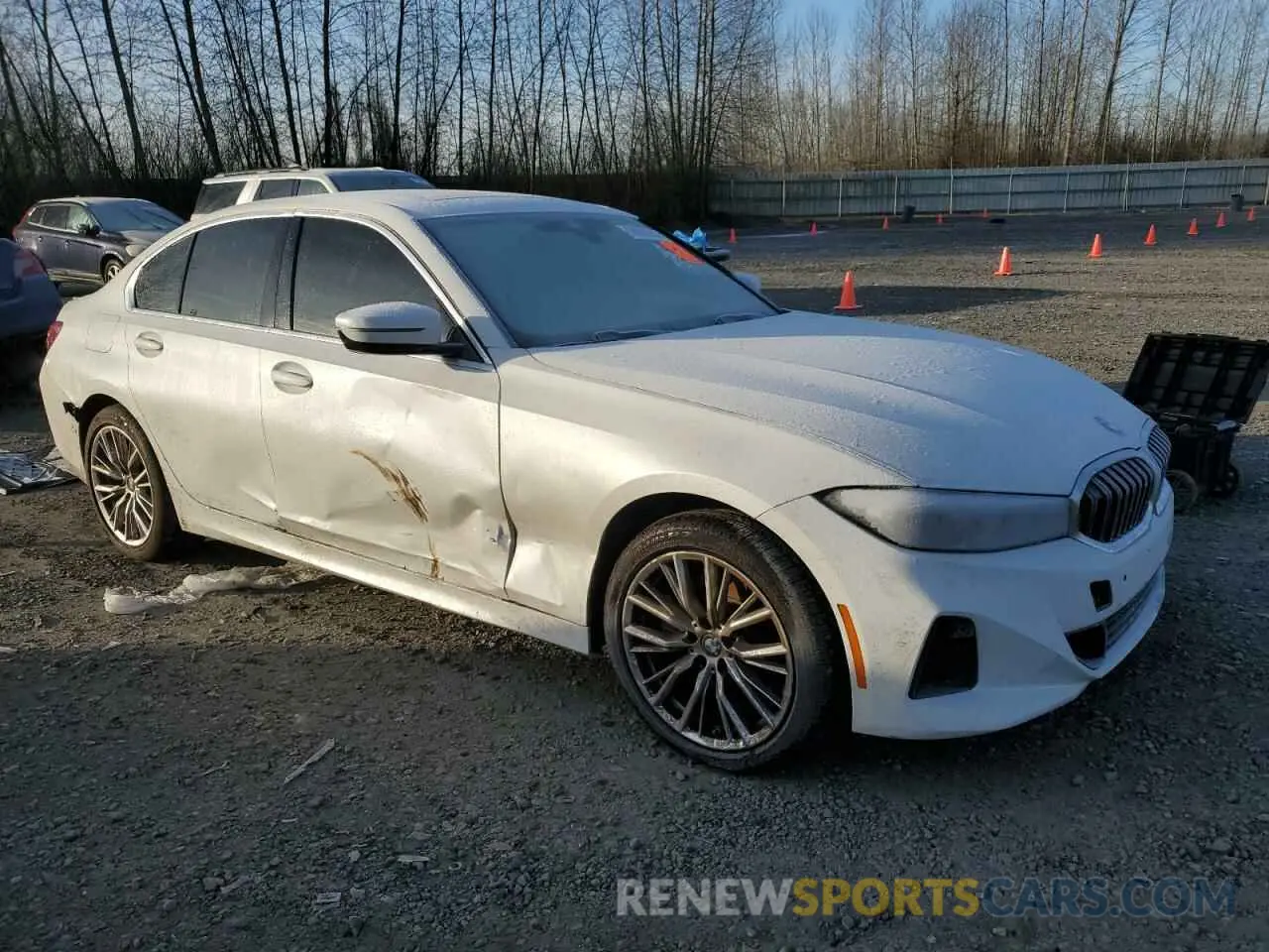 4 fotografías del automóvil dañado 3MW89FF07R8D83454 BMW 3 SERIES 2024