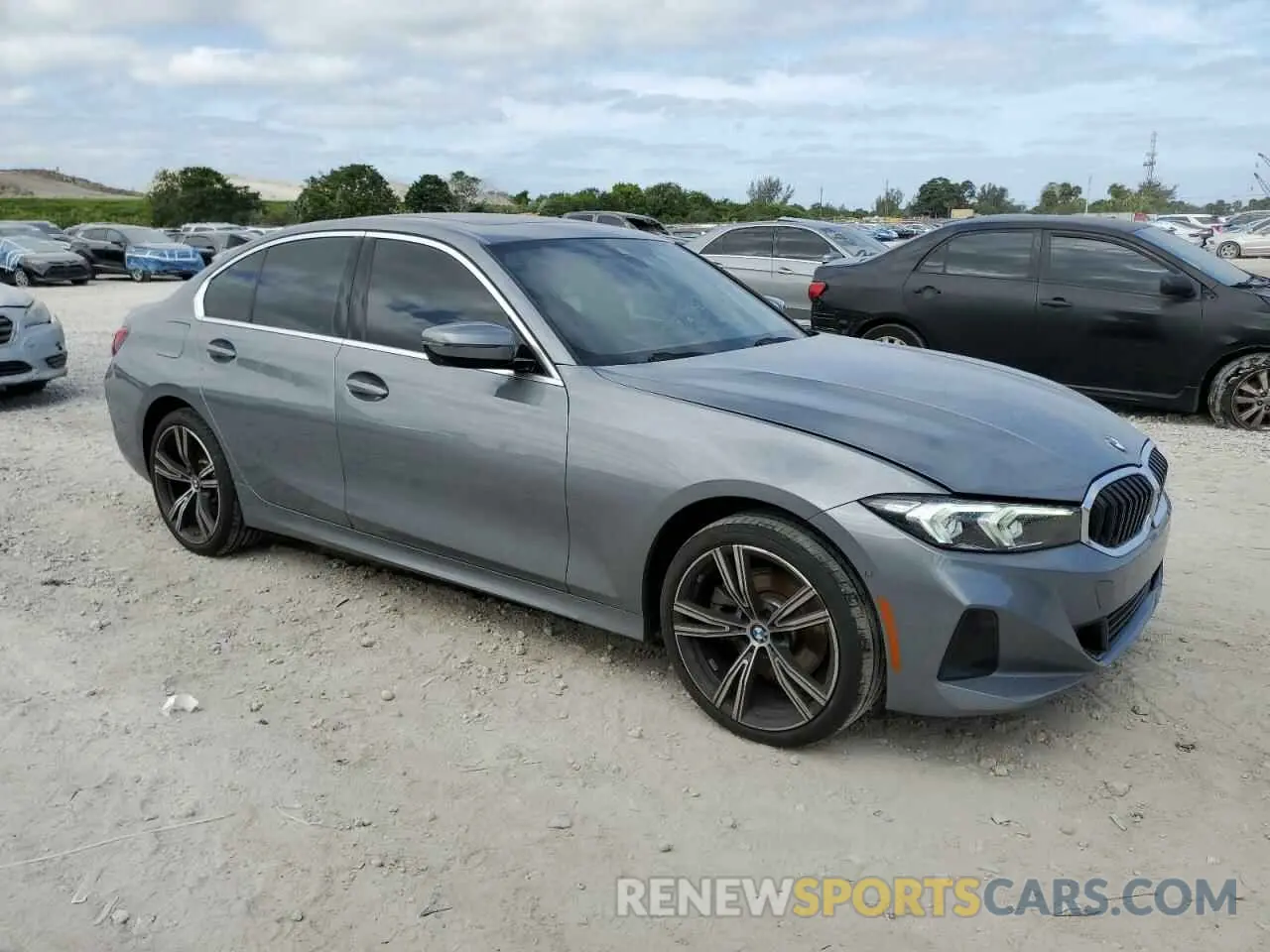 4 fotografías del automóvil dañado 3MW89FF09R8D91426 BMW 3 SERIES 2024