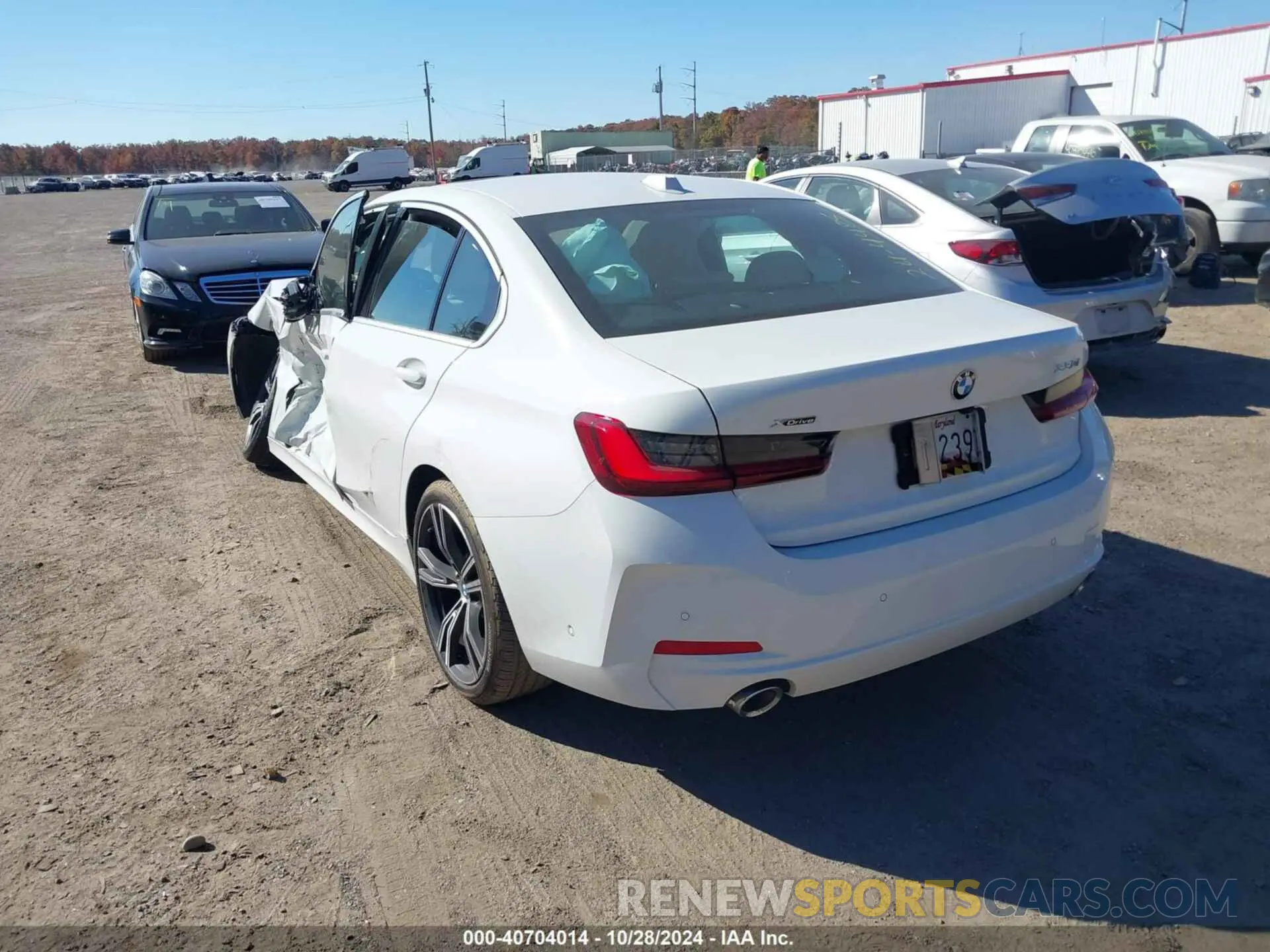 3 fotografías del automóvil dañado 3MW89FF09R8E20701 BMW 3 SERIES 2024