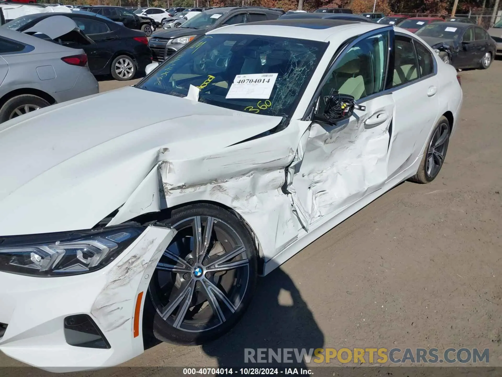 6 fotografías del automóvil dañado 3MW89FF09R8E20701 BMW 3 SERIES 2024
