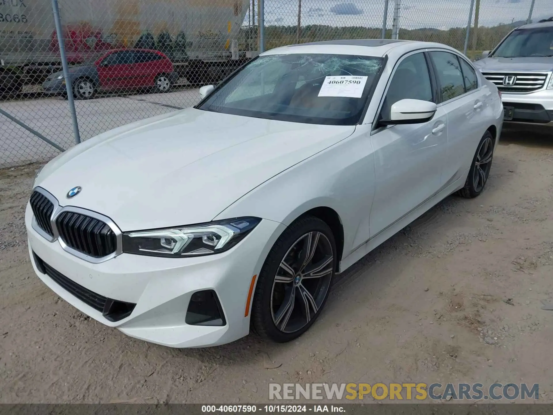 2 fotografías del automóvil dañado 3MW89FF09R8E22657 BMW 3 SERIES 2024