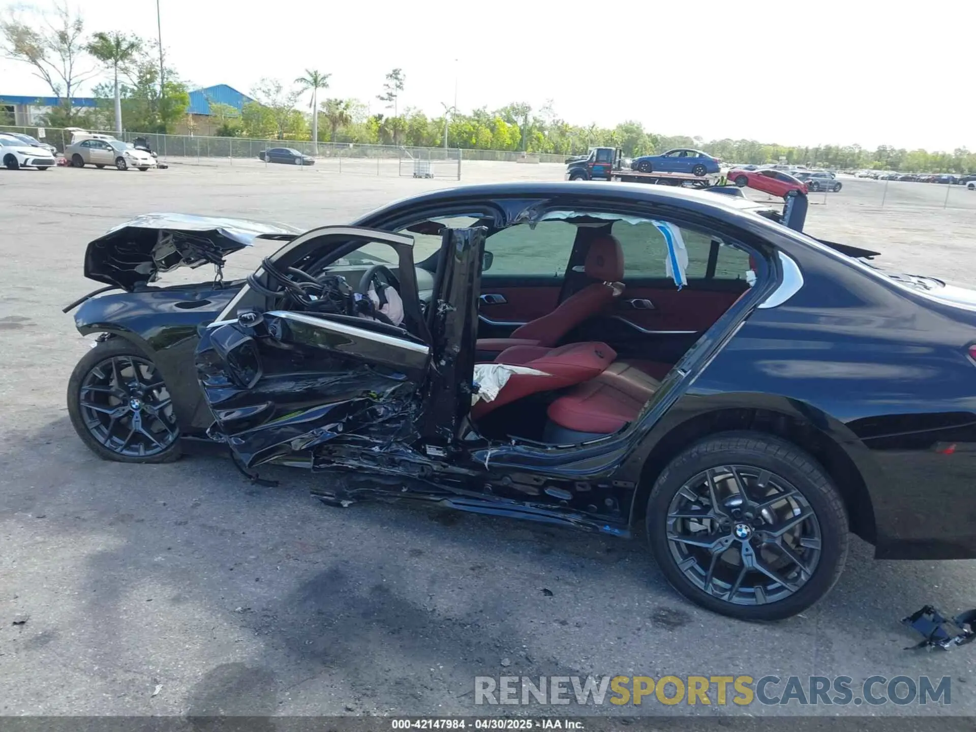 6 fotografías del automóvil dañado 3MW69CW06S8F01988 BMW 3 SERIES 2025