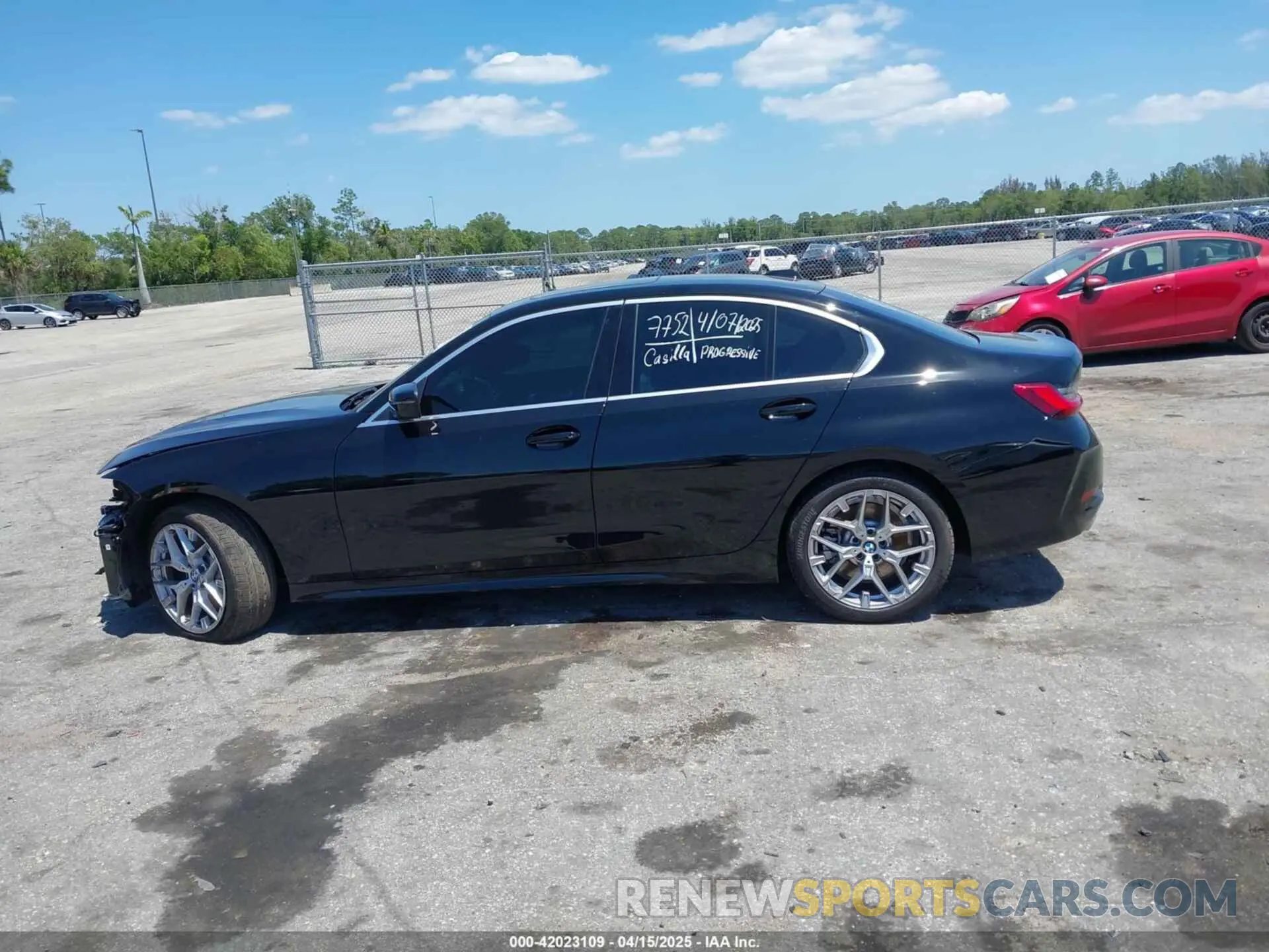 14 fotografías del automóvil dañado 3MW69CW08S8F16752 BMW 3 SERIES 2025