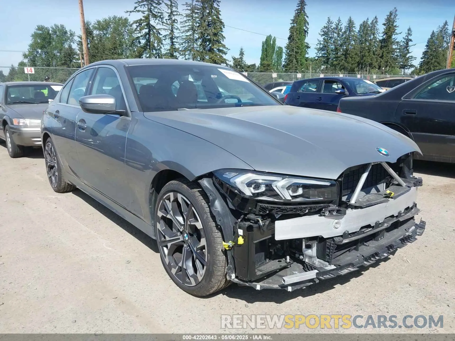1 fotografías del automóvil dañado 3MW89CW04S8F14070 BMW 3 SERIES 2025