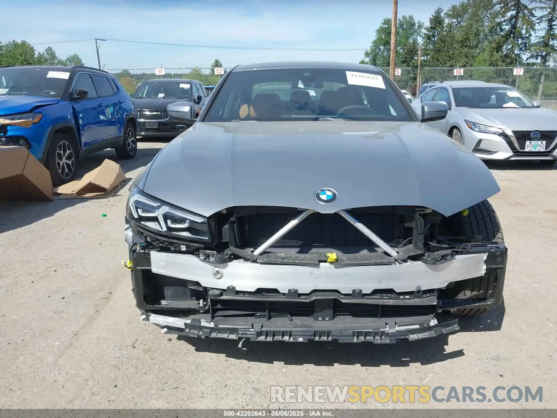 13 fotografías del automóvil dañado 3MW89CW04S8F14070 BMW 3 SERIES 2025