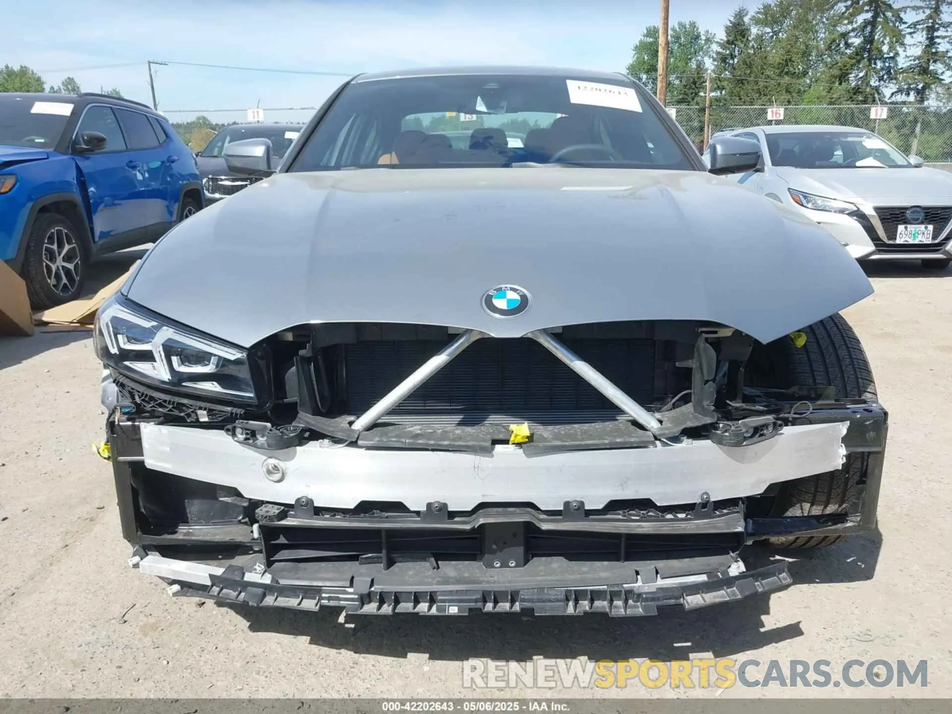 6 fotografías del automóvil dañado 3MW89CW04S8F14070 BMW 3 SERIES 2025